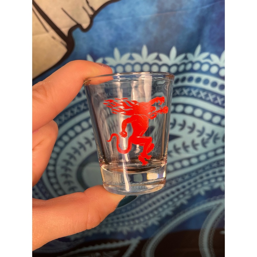 Fire Ball Shot Glass | Collectors Piece | Glassware | Drink-ware